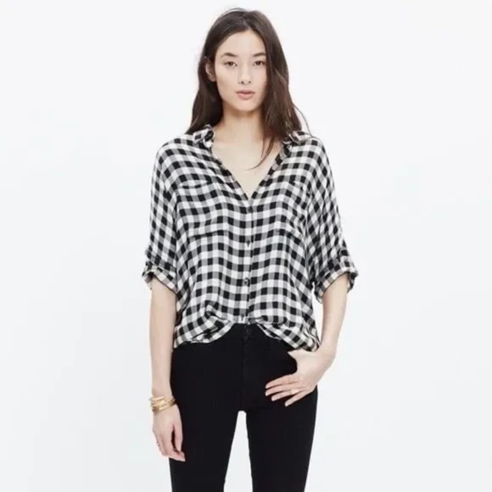 Madewell buffalo plaid courier shirt